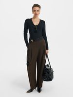 Брюки barrel leg