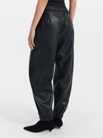 Брюки из экокожи