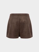 Юбка-шорты из экозамши