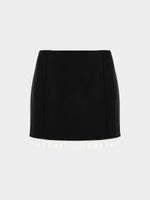 Юбка мини с оборкой