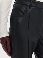 Брюки из экокожи