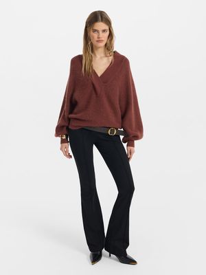 

Расклешенные брюки из вискозы