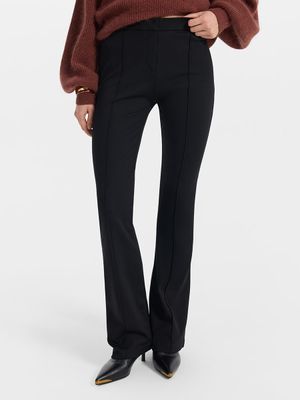 Расклешенные брюки из вискозы