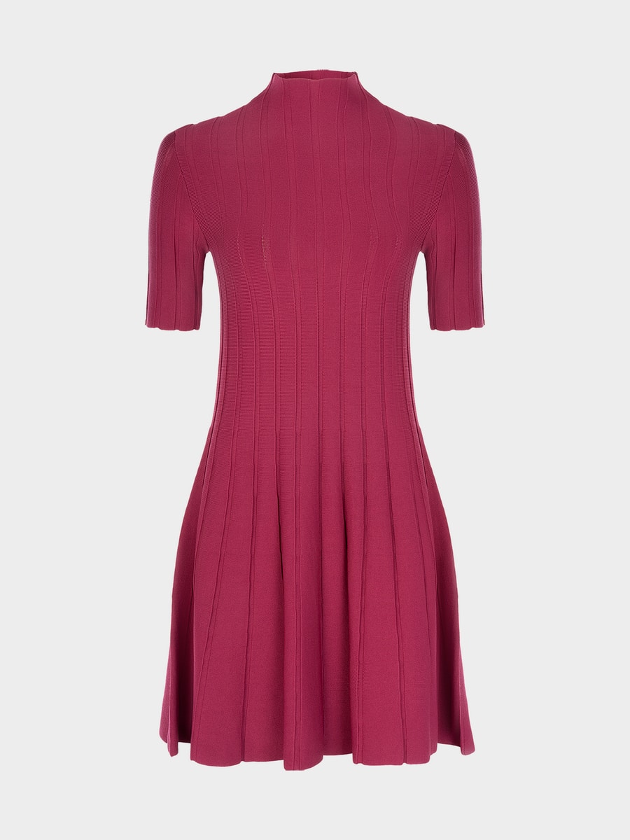 Трикотажное платье мини