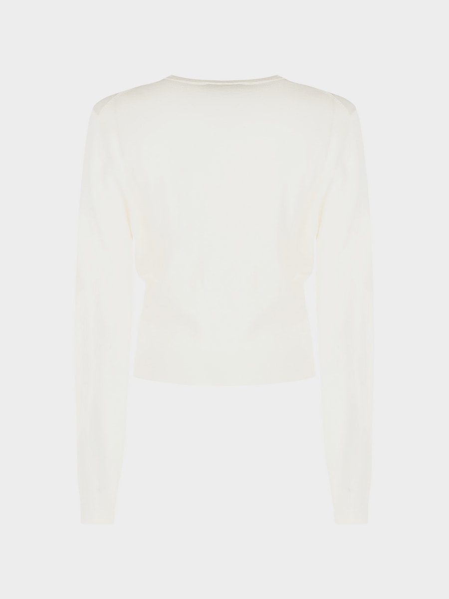 Полупрозрачный кардиган из 100% шерсти 6151318611-60