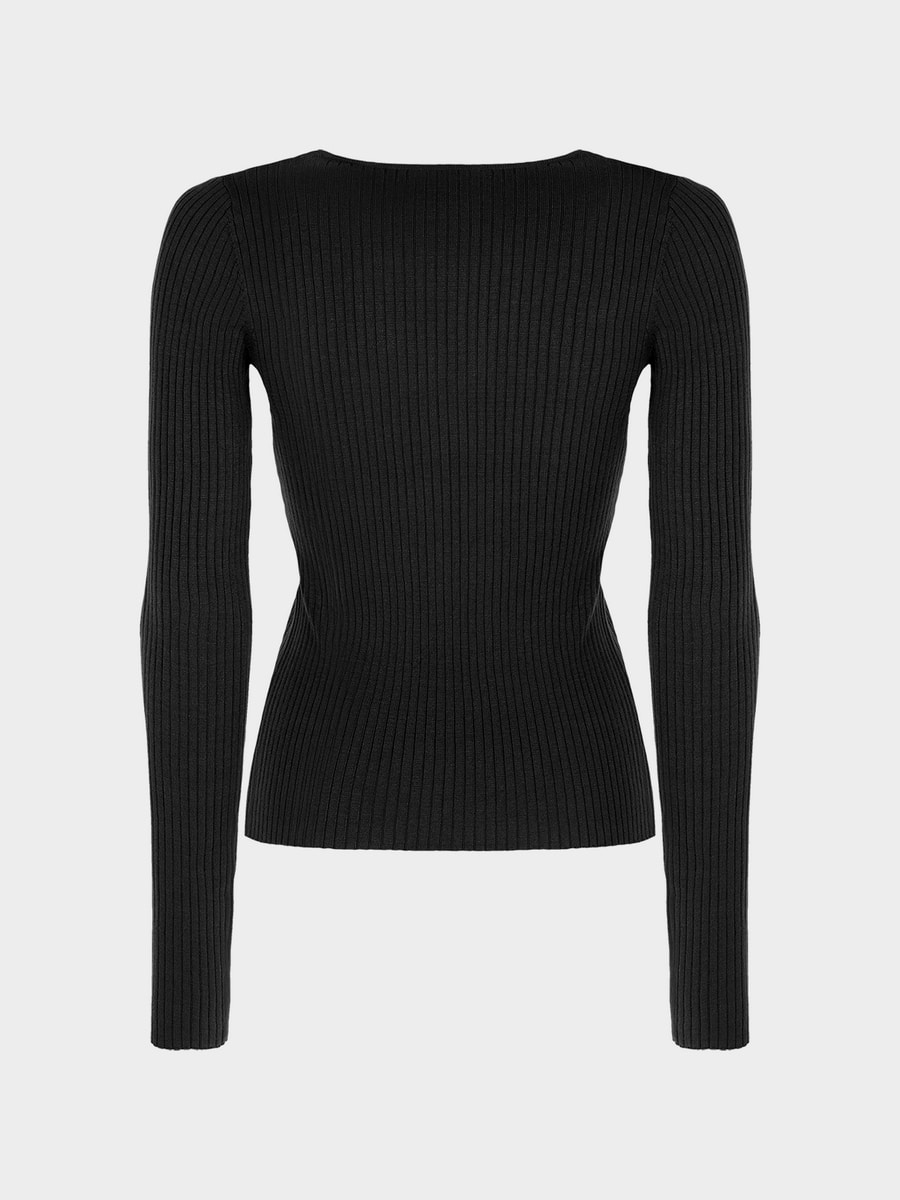 Джемпер со шнуровкой