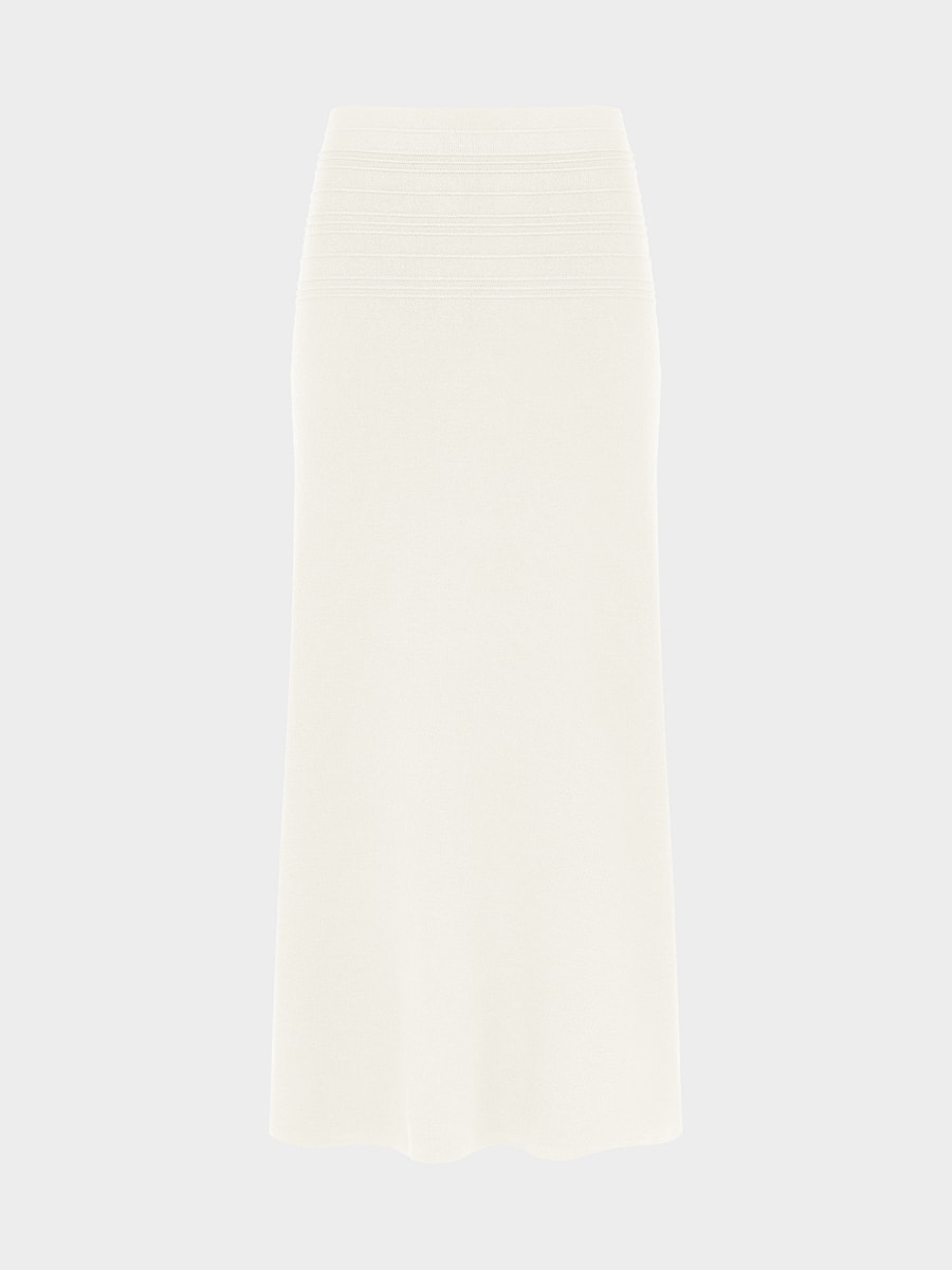 Трикотажная юбка из хлопка и вискозы 6151326211-61