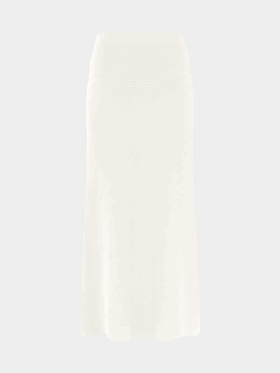 Трикотажная юбка из хлопка и вискозы 6151326211-61