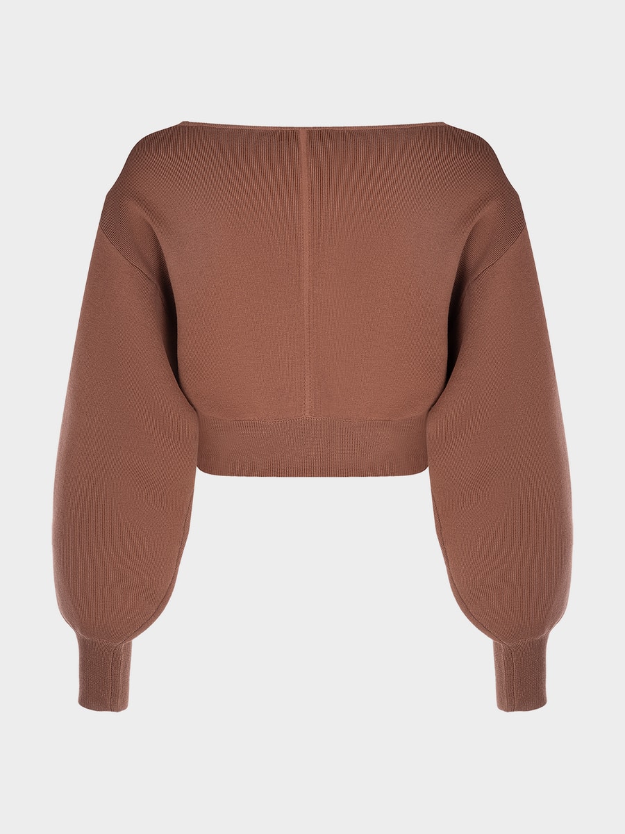 Джемпер из хлопка и вискозы