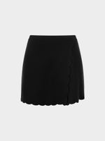 Трикотажная юбка-шорты 