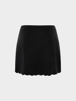 Трикотажная юбка-шорты 