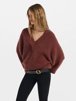 Джемпер с ангорой и шерстью