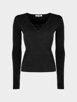 Джемпер со шнуровкой