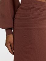 Трикотажная юбка из хлопка 