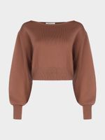 Джемпер из хлопка и вискозы