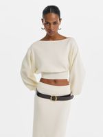 Джемпер из хлопка и вискозы