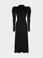 Трикотажное платье миди