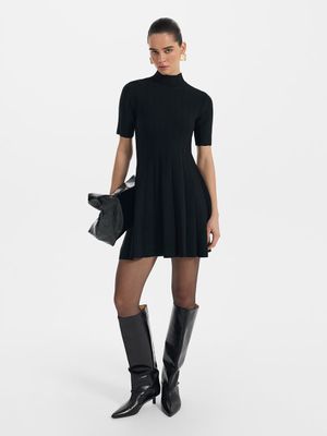 Трикотажное платье мини