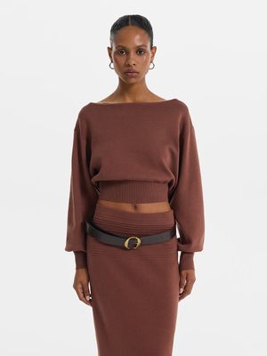 

Джемпер из хлопка и вискозы