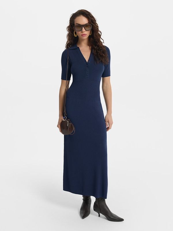 Трикотажное платье миди