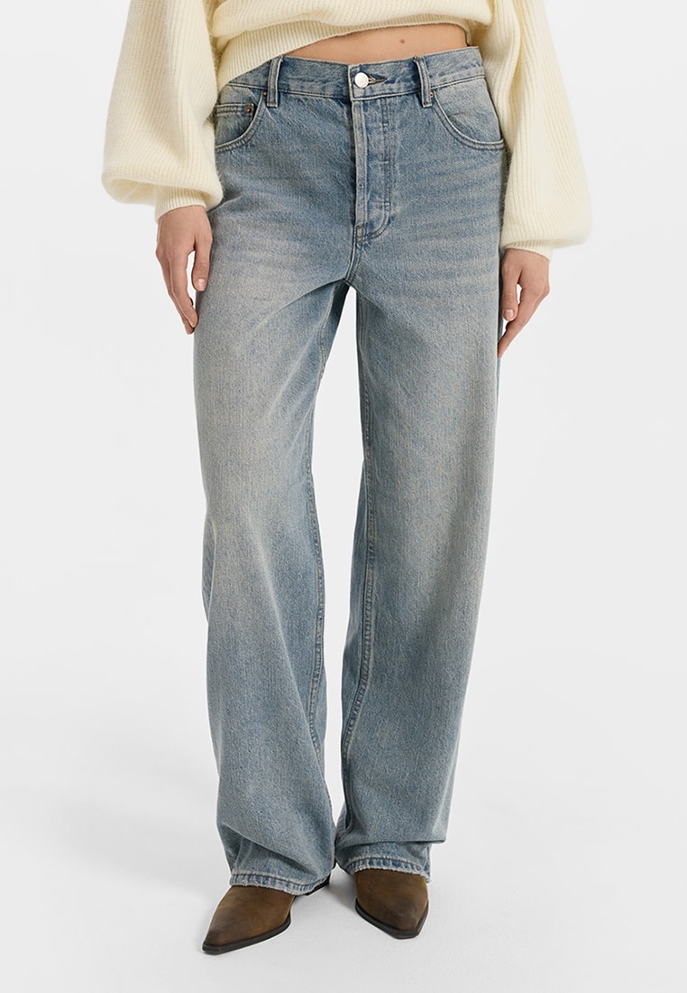 Брюки джинсовые женские