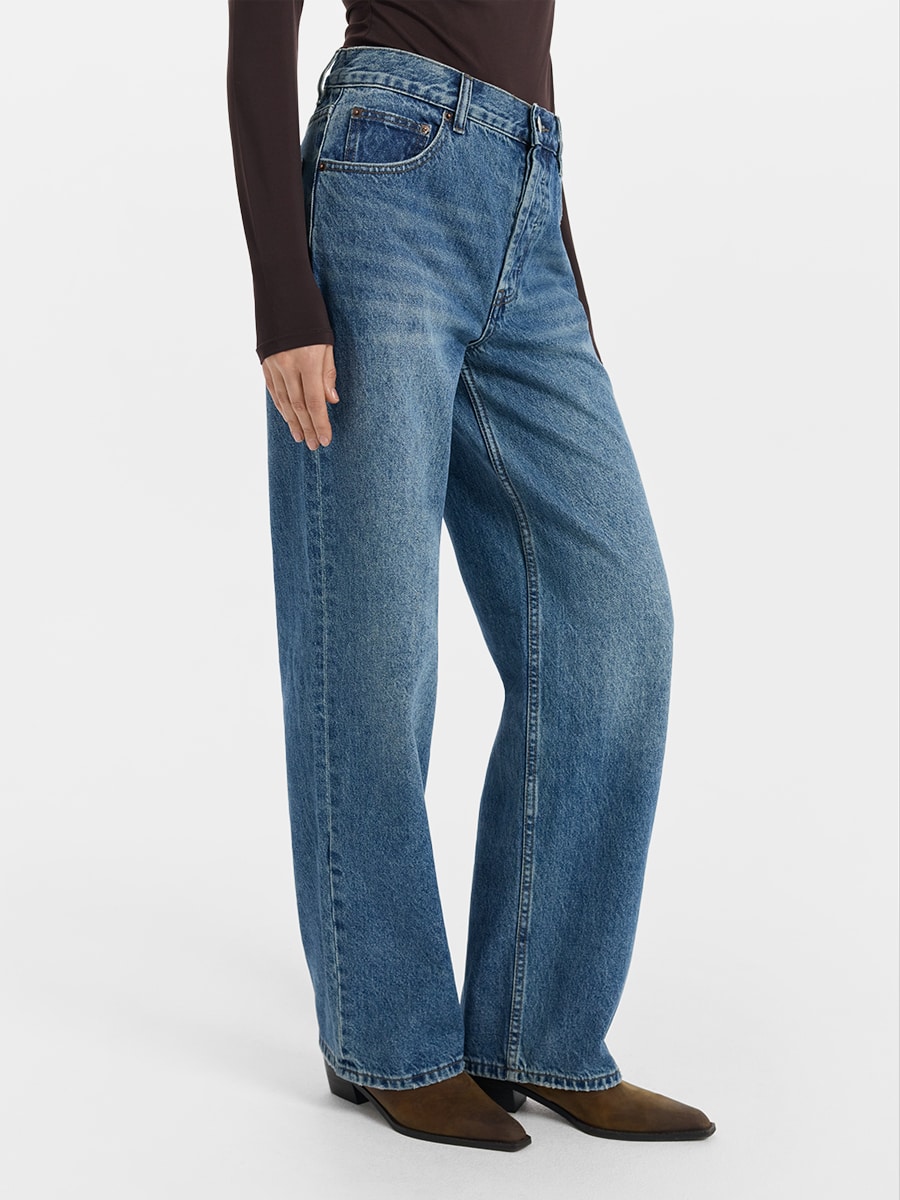 Брюки джинсовые женские