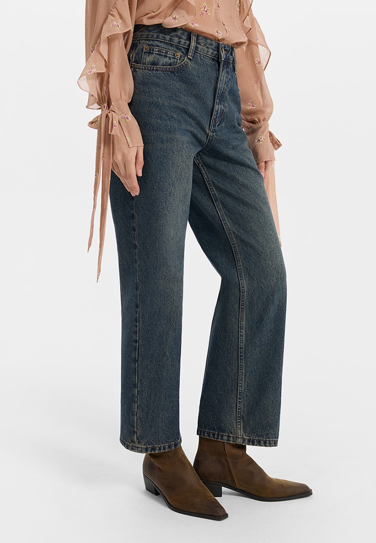 Брюки джинсовые женские