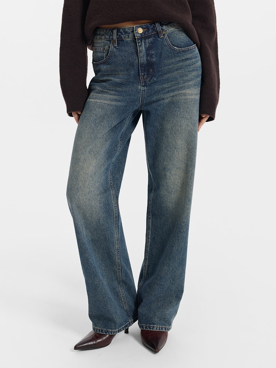 Брюки джинсовые женские