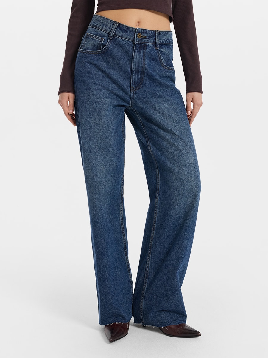 Брюки джинсовые женские