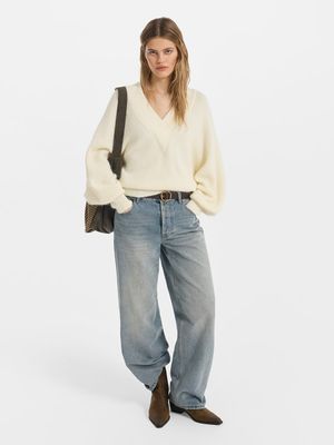 Джинсы Relaxed fit со средней посадкой