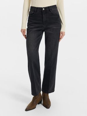 Джинсы Straight fit со средней посадкой