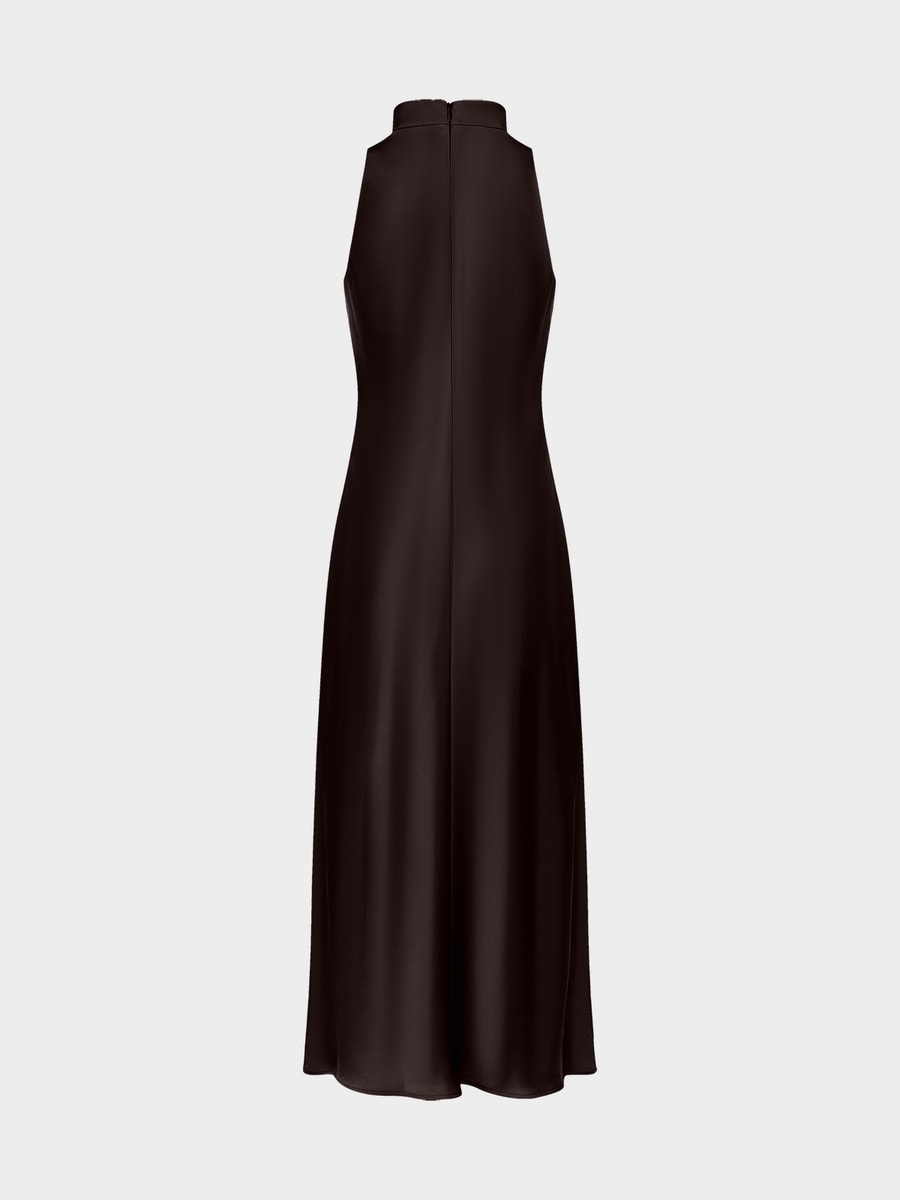 Атласное платье-халтер 6151601501-22