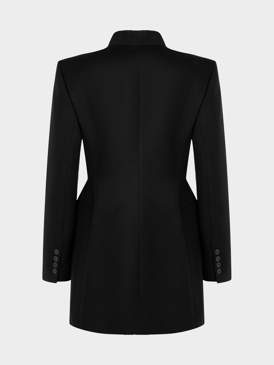 Приталенное платье-жакет с вискозой 6151604504-50