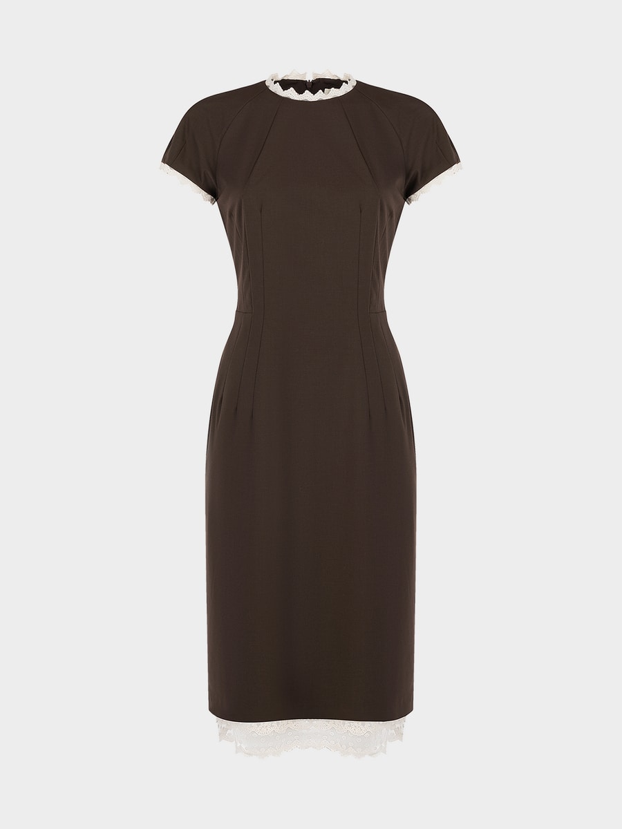 Платье с кружевом