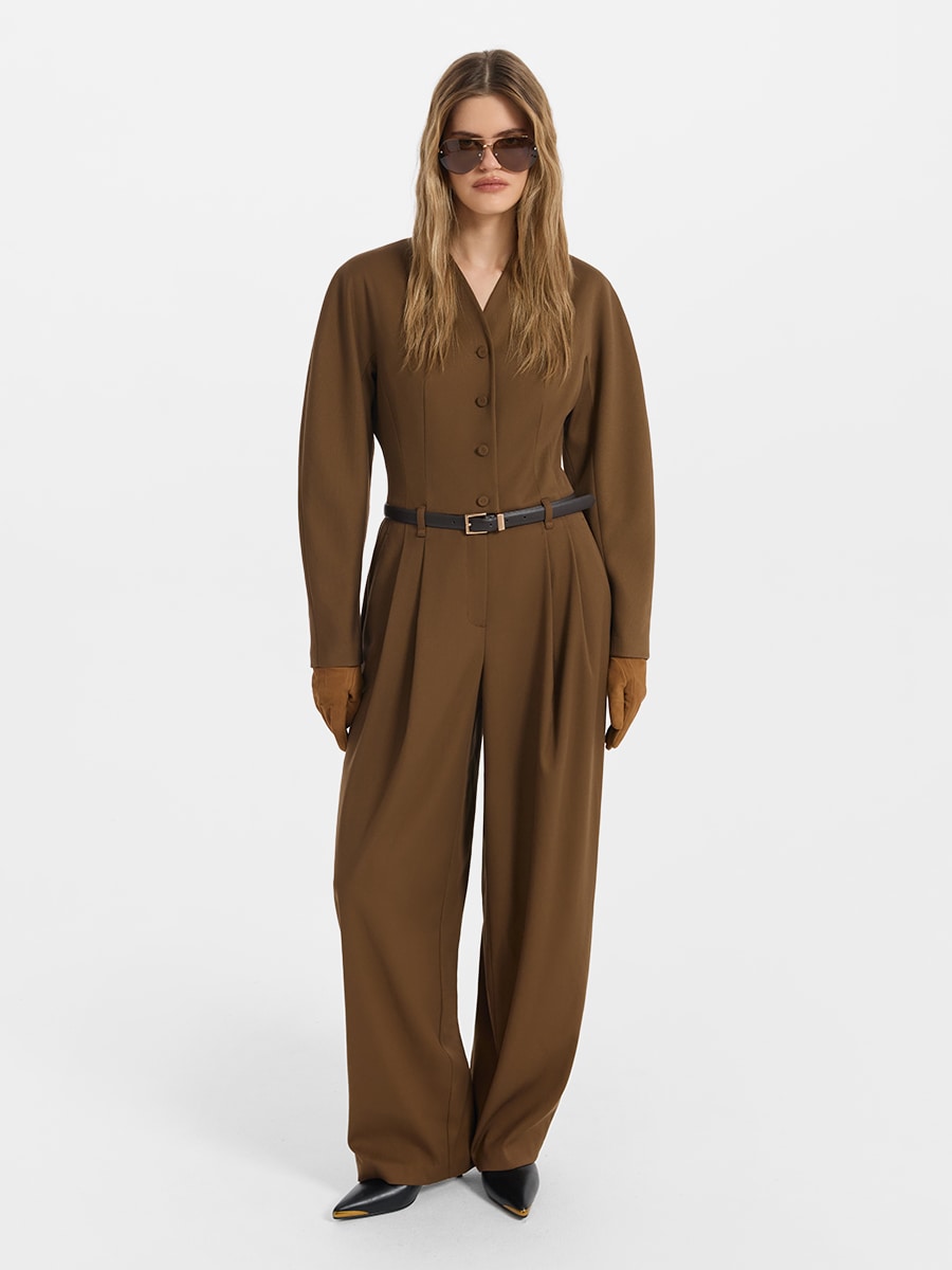 Комбинезон с ремнем