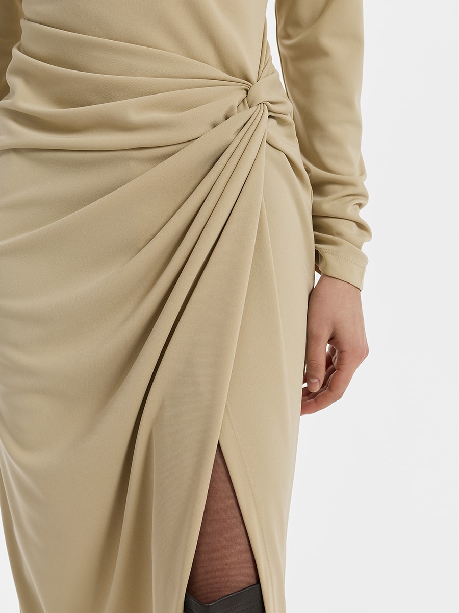 Платье миди с драпировкой 6151611513-61