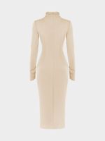 Платье миди с драпировкой