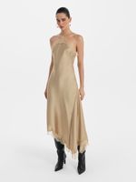 Платье-комбинация с кружевом