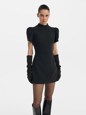 Платье мини с вискозой