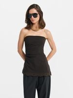 Топ-бандо с кружевом