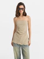 Топ-бандо с кружевом