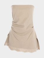 Топ-бандо с кружевом