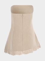 Топ-бандо с кружевом