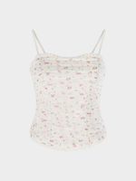 Топ с цветочным принтом