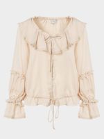 Блузка с оборками и воланами