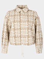 Твидовый бомбер с шерстью