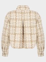 Твидовый бомбер с шерстью