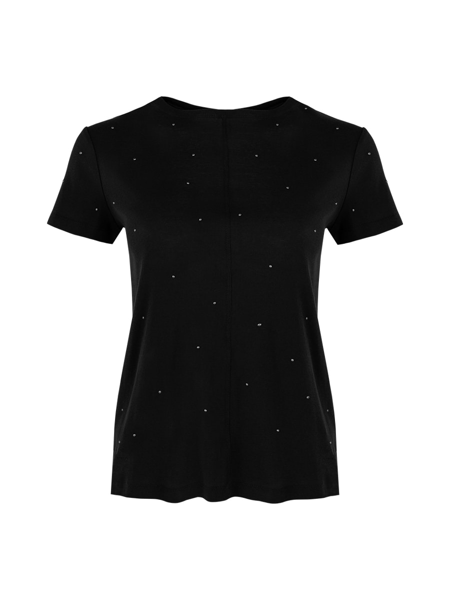 Футболка со стразами