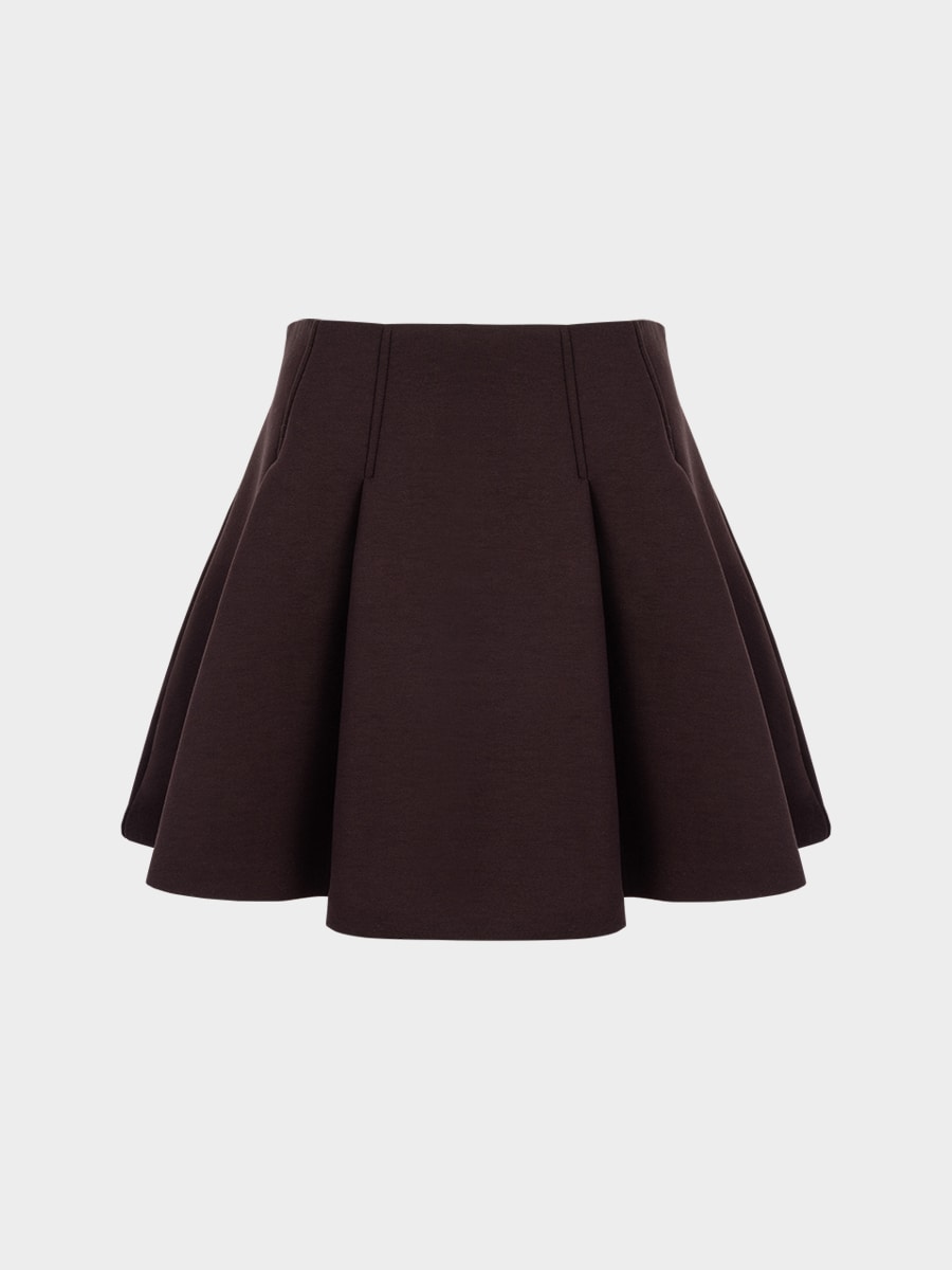 Трикотажная юбка мини