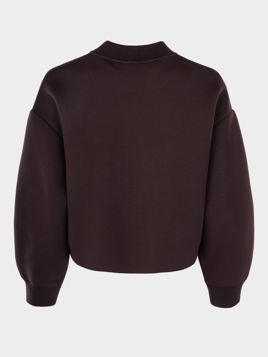 Толстовка с объемными рукавами